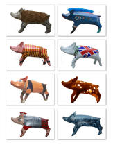 Pig Greeting Cards